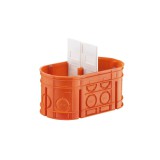 ELMARK DOUBLE CONSOLE BOX FOR CONCRETE WITH SEPARATOR