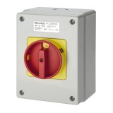 ELMARK EC660163E EC660 SURFACE SCHUNTING SWITCH 3P 16A RED, IP65 HALOGEN FREE