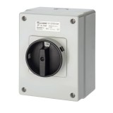 ELMARK EC660163M EC660 SURFACE SCHUNTING SWITCH 3P 16A BLACK, IP65 HALOGEN FREE