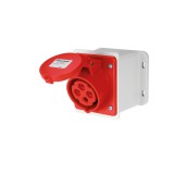 ELMARK EC690 WALL MOUNT. SOCKET 16A IP44 3P+N+E 346-415V