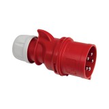 ELMARK EC69076P EC690 PHASE INVERTER PLUG 32A IP44 3P+E 380V, HALOGEN FREE UV RESISTANCE