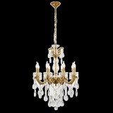 ELMARK EDWARD 8xE14 Sárgaréz/Jade