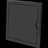 ELMARK EL-803A PVC ACCESS DOOR 20/20 185x185MM, GRAPHITE
