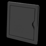 ELMARK EL-814A PVC ACCESS DOOR 10/10 85x85MM, GRAPHITE