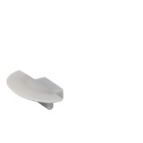 ELMARK EL-87ECCR END CAP FOR PROFILE EL-87CR SILVER, SET