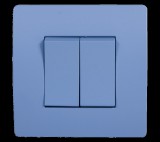 ELMARK EL BASIC TG103 2 BUTTONS 1 WAY SWITCH BLUE-OLD