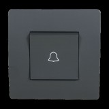 ELMARK EL BASIC TG112 DOORBELL SWITCH GRAPHITE-OLD