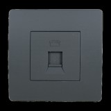 ELMARK EL BASIC TZ106 TELEPHONE SOCKET GRAPHITE-OLD