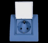 ELMARK EL BASIC TZ107C GERMAN STANDARD SOCKET WITH COVER