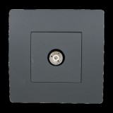 ELMARK EL BASIC TZ111 TV ANTENNA SOCKET GRAPHITE-OLD