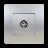 ELMARK EL BASIC TZ111 TV ANTENNA SOCKET SILVER GREY-OLD