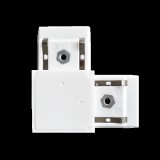 ELMARK EL-LC L-CONNECTOR FOR ULTRA SLIM MAGN. RAIL WHITE