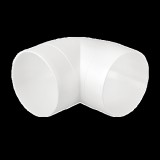 ELMARK EL02-471 PVC KNEE 90° FOR ROUND DUCTS D125MM