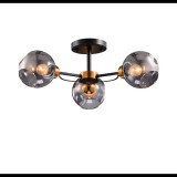 ELMARK ELLARIA csillár 3xE27 Fekete/Antik sárgaréz