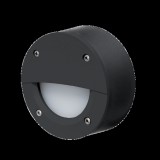 ELMARK EXTRALETI 100REL LED FALI LÁMPA 3W CCT IP66 FEKETE