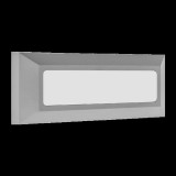 ELMARK GRF308 LED FACADE FIXTURE 4W 4000K IP65 GREY
