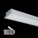 ELMARK HIGH POWER LED PROFIL SÜLLYESZTETT SZERELÉSŰ S48 20W 4000K SZÜRKE+SÜRGŐSSÉGI KÉSZLETTEL
