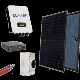 ELMARK HYBR. SOLAR SYSTEM 1P/3KW 430W PANELS WITH BATT.