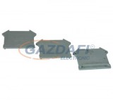 ELMARK ipari sorozatkapocs véglemez, szürke, 8mm