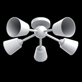 ELMARK JUDY csillár 5xE27 fehér