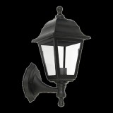 ELMARK KEVIN LANTERN UPWARD 1XE27 BLACK IP44