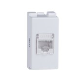 ELMARK "Lecce" süllyesztett informatikai csatlakozóaljzat RJ45 Cat6E, fehér