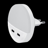 ELMARK LED éjszakai fény USB töltővel