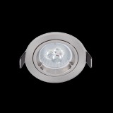 ELMARK LED FÉM KÖR MÉLYSUGÁRZÓ 6W GU10 6400K SZATÉN NIKKEL