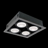 ELMARK LED KIEMELŐVILÁGÍTÁS QUAD410 10W 4XE27 4000K SÖTÉT SZÜRKE
