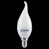 ELMARK LED LAMP FLAME 6W E14 230V 6400K