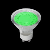 ELMARK LED LÁMPA SMD2835 3W GU10 230V 3000K ZÖLD