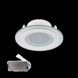 ELMARK LED PANEL ÜVEG KEREK 18W 4000K+INVERTERREL