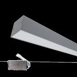 ELMARK LED PROFIL FELÜLETRE SZERELHETŐ S77 48W 4000K 1200MM SZÜRKE+SÜRGŐSSÉGI KÉSZLETTEL