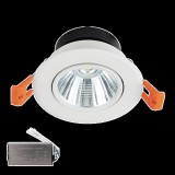ELMARK LED SPOT LIGHT 24W 230V 4000K WHITE IP44+EMERGENCY KIT
