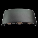 ELMARK LED WALL LAMP 6X1W 4000K IP54 BLACK