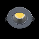 ELMARK LEDES MŰANYAG KEREK SPOTVILÁGÍTÁS COB 7W 2700-3000K GRAFIT