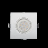 ELMARK LEDES MŰANYAG NÉGYZET ALAKÚ SPOTVILÁGÍTÁS NAGY TELJESÍTMÉNYŰ 6W 2700-3000K FEHÉR