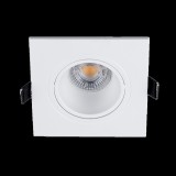 ELMARK LEDES MŰANYAG SZÖGLETES SPOTVILÁGÍTÁS PAR 16 COB 7W 2700-3000K FEHÉR