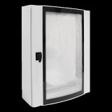 ELMARK METAL DISTR. BOARD ELOX 60/60/20 TEMP. GLASS, IP55