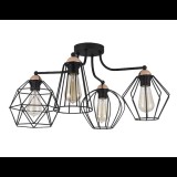 ELMARK POLLY mennyezeti lámpa 4xE27 fekete