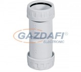 ELMARK PVC cs-cs összeköt, d=25mm, IP65, szürke