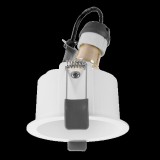 ELMARK RECESSED ROUND DOWN LIGHT R6868 GU10, WHITE