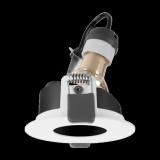 ELMARK RECESSED ROUND DOWN LIGHT R6870 GU10, WHITE
