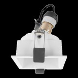 ELMARK RECESSED SQUARE DOWN LIGHT R6869 GU10, WHITE