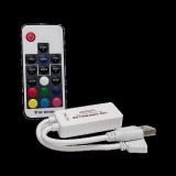 ELMARK RF MINI RGB USB LED CONTROLLER WITH REMOTE FOR LED STRIP 5V