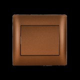 ELMARK RHYME EGY PÓLUSÚ KAPCSOLÓ KÁVÉ METÁL