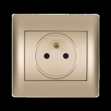 ELMARK RHYME FRENCH TYPE SOCKET CHAMPAGNE METALLIC