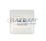 ELMARK "Rhyme" süllyesztett dupla telefon csatlakozóaljzat RJ11, metál fehér