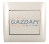 ELMARK "Rhyme" süllyesztett váltókapcsoló, metál pezsg