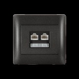 ELMARK RHYME SZÁMÍTÓGÉP HÁLÓZATI ALJZAT (DUPLA) GRAFIT METÁL